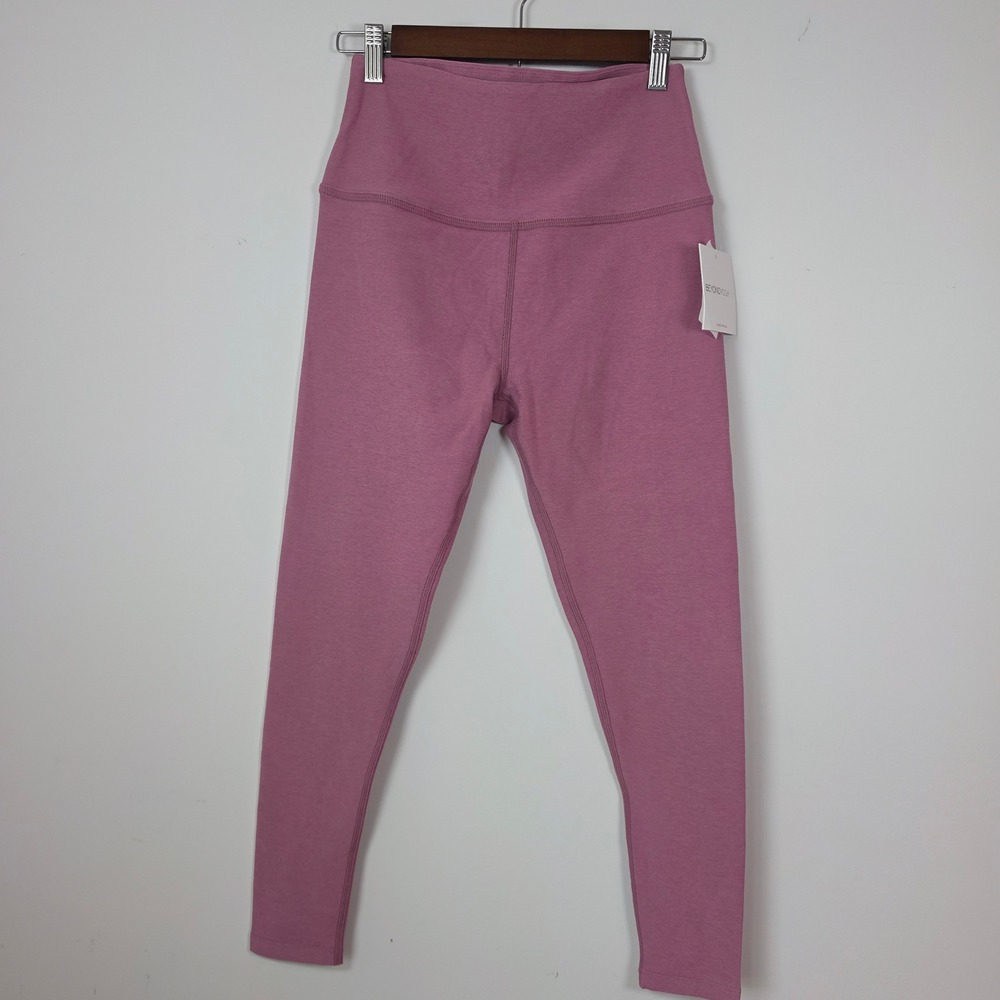 Beyond Yoga Spacedye High Waisted Midi Leggings Orchid Bloom Heather  L